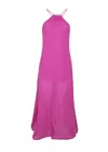 Vix Lily Long Dress French Rose In Pink
