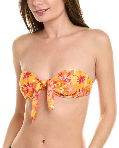 Vix Lowana Mustard Knot Bandeau Top In Multi