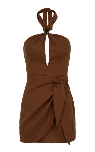 Vix Luna Keyhole Mini Dress