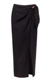 Vix Luna Knotted Midi Skirt