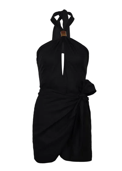 Vix Luna Short Dress Black