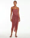 Vix Luri Plum Lauren Midi Dress In Pink