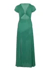 Vix Maelly Maxi Dress Reflection In Green