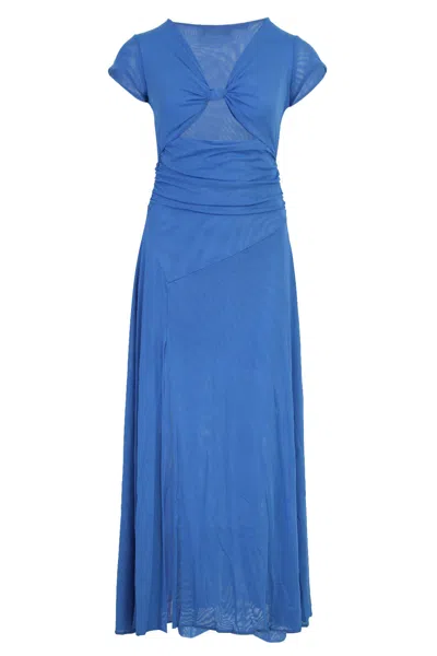 Vix Maelly Midi Dress Wavesong In Blue