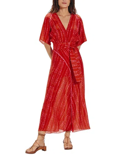 Vix Maisa Long Dress In Red