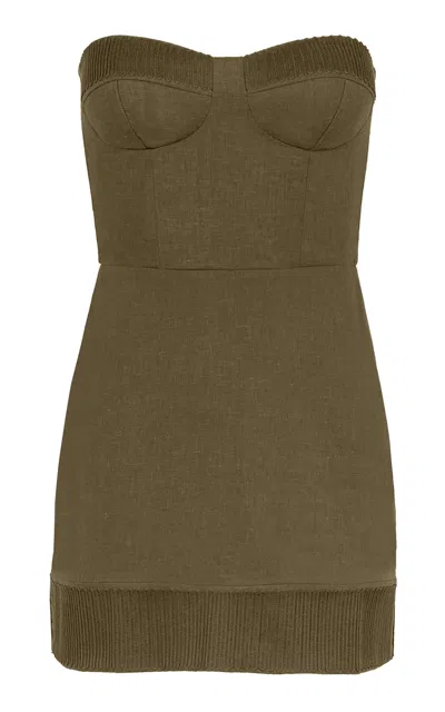 Vix Mallorca Bustier Mini Dress