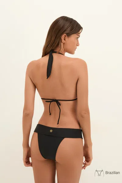 Vix Matte Bia Tube Brazilian Bottom Black