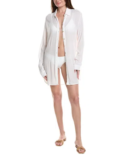 Vix Mila Blouse Coverup In White