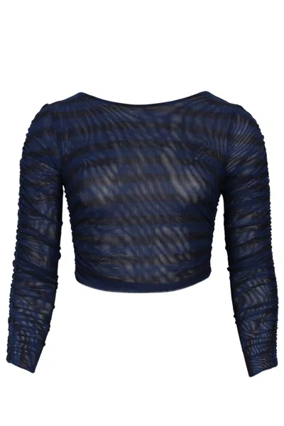 Vix Mira Long Sleeve Top Harmonie In Blue
