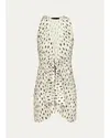 Vix Mita Printed Mini Dress In Multi