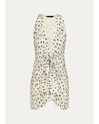 Vix Mita Printed Mini Dress In Multi