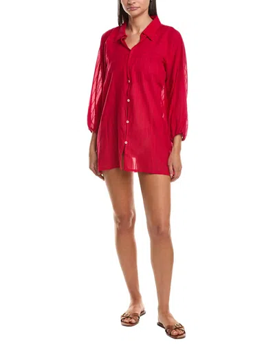 Vix Moana Short Cover-up In Red