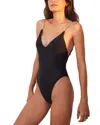 Vix Solid Melody One Piece Swimsuit In Black