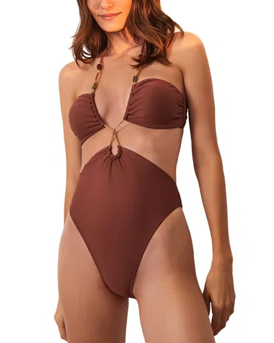 Vix One-piece In Burgundy