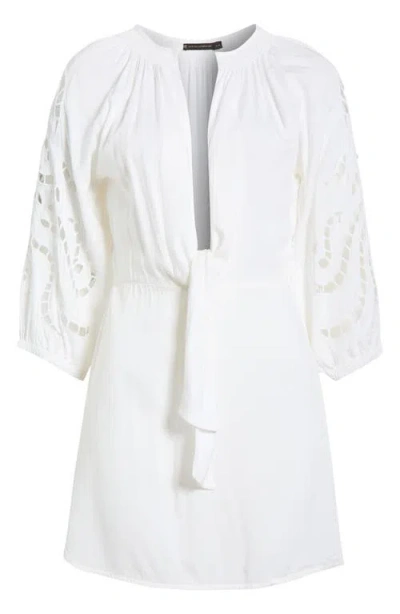 Vix Paula Hermanny Alice Cover-up Chemise In White