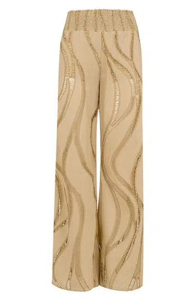 Vix Paula Hermanny Babi Cover-up Pants In Brown