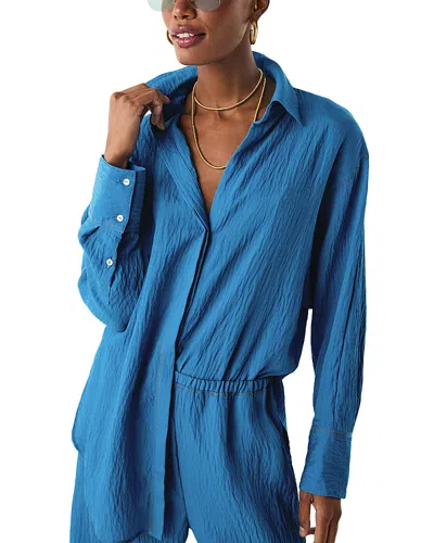 Vix Paula Hermanny Bailey Long Sleeve Shirt In Blue