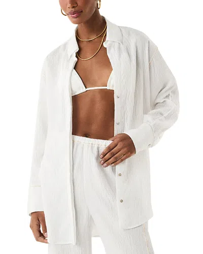 Vix Paula Hermanny Bailey Long Sleeve Shirt In White