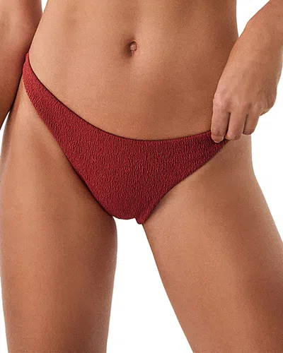 Vix Paula Hermanny Basic Brief Bikini Bottom In Red