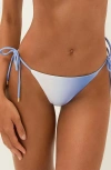 Vix Paula Hermanny Blue Moon Side Tie Bikini Bottoms In Blue
