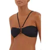 Vix Paula Hermanny Callie Bandeau Bikini Top In Black