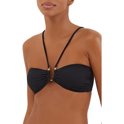 Vix Paula Hermanny Callie Bandeau Bikini Top In Black