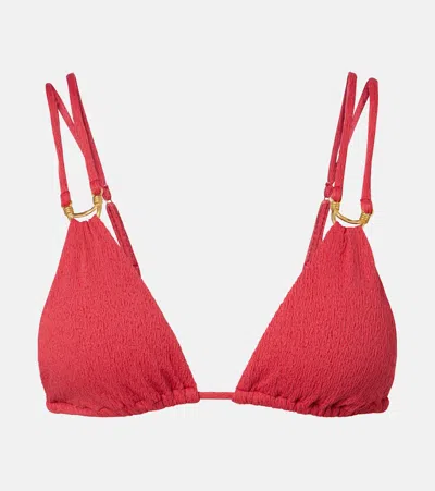 Vix Paula Hermanny Callie Bikini Top In Red