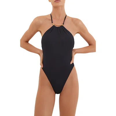 Vix Paula Hermanny Callie One-piece Swimsuit In Black