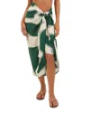 Vix Paula Hermanny Enigma Sarong Swim Cover-up In Green