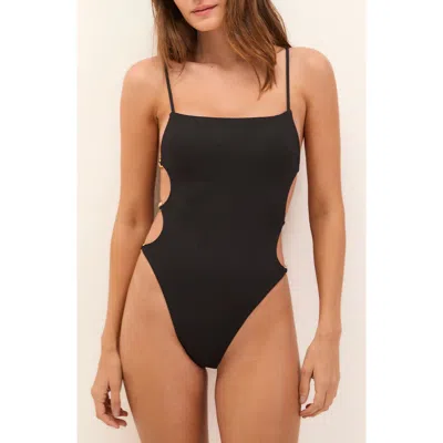 Vix Paula Hermanny Fernanda Nell One-piece Swimsuit In Black