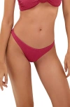 Vix Paula Hermanny Firenze Basic Bikini Bottoms In Pink
