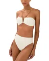 Vix Paula Hermanny Firenze Lesley Carol T Bikini Top In White