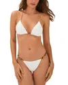 Vix Paula Hermanny Firenze Lesley Cheeky Coverage Bikini Bottom In White
