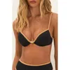 Vix Paula Hermanny Firenze Lily Lais Bikini Top In Black