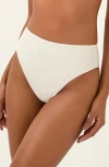 Vix Paula Hermanny Firenze Lindsay High Waist Bikini Bottoms In White