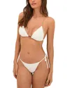 Vix Paula Hermanny Firenze Side Tie Bikini Bottom In White
