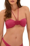 Vix Paula Hermanny Firenze Yara Convertible Bikini Top In Pink