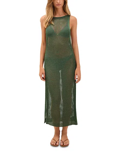 Vix Paula Hermanny Hanna Knit Long Cover Up Dress In Multi
