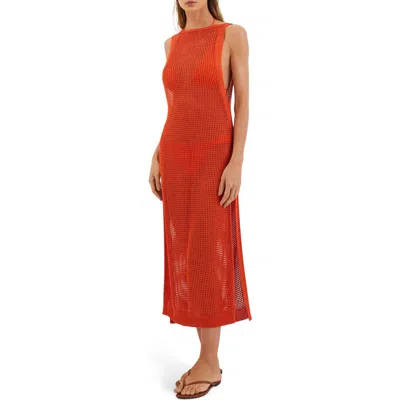 Vix Paula Hermanny Hanna Semisheer Cover-up Dress