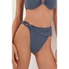 Vix Paula Hermanny Holly Twisted Foldover Waist Bikini Bottoms