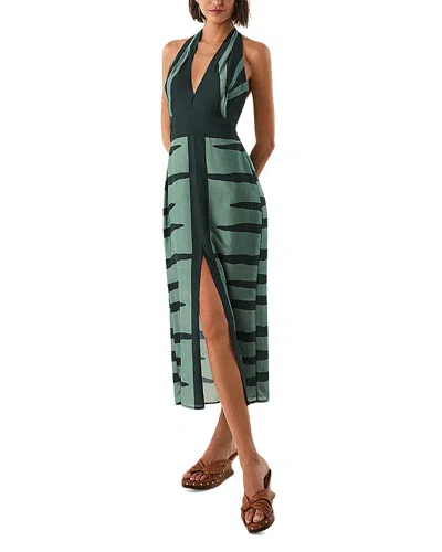 Vix Paula Hermanny Ina Print Halter Sundress In Multi
