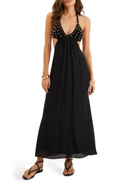 Vix Paula Hermanny Ivy Open Back Maxi Cover-up Sundress