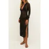 Vix Paula Hermanny Jenne Open Knit Cover-up In Black