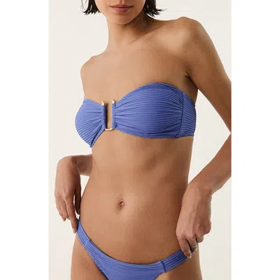 Vix Paula Hermanny Jill Bandeau Bikini Top In Blue