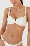 Vix Paula Hermanny Leanne Nissi Underwire Bikini Top In White