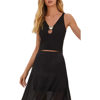 Vix Paula Hermanny Ligia Keyhole Cover-up Top