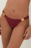Vix Paula Hermanny Liza Bikini Bottoms In Red