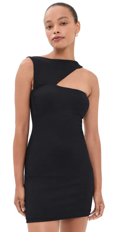 Vix Paula Hermanny Mia Mini Dress Black