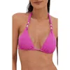 Vix Paula Hermanny Paula Firenze Triangle Bikini Top In Pink