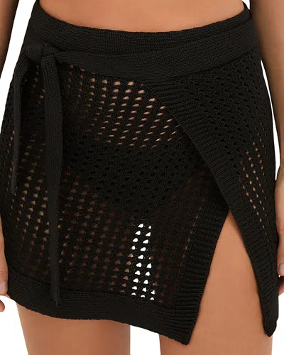 Vix Paula Hermanny Rena Mini Pareo Swim Cover-up In Black